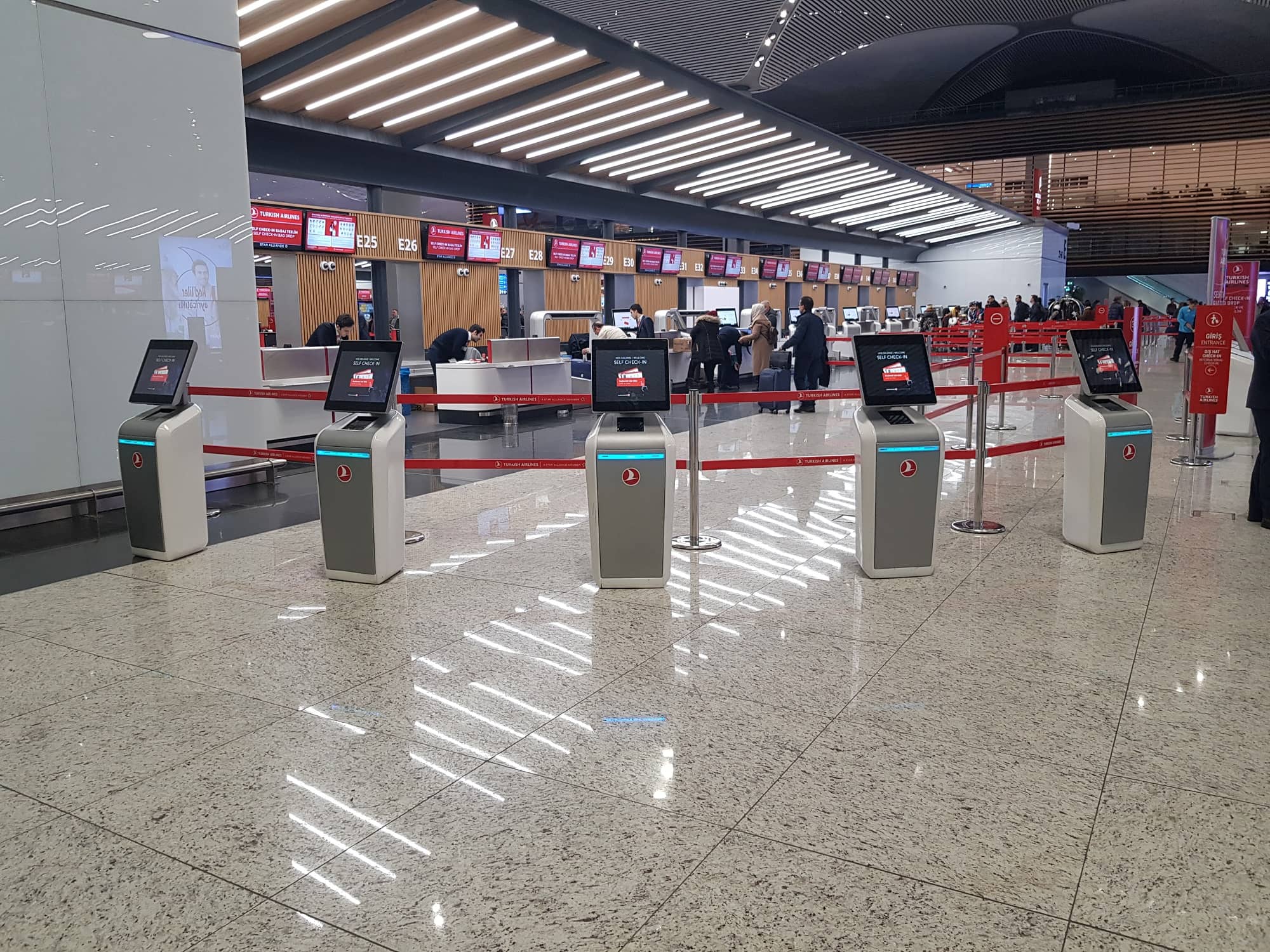 Turkish Airlines Check-in Kiosk 